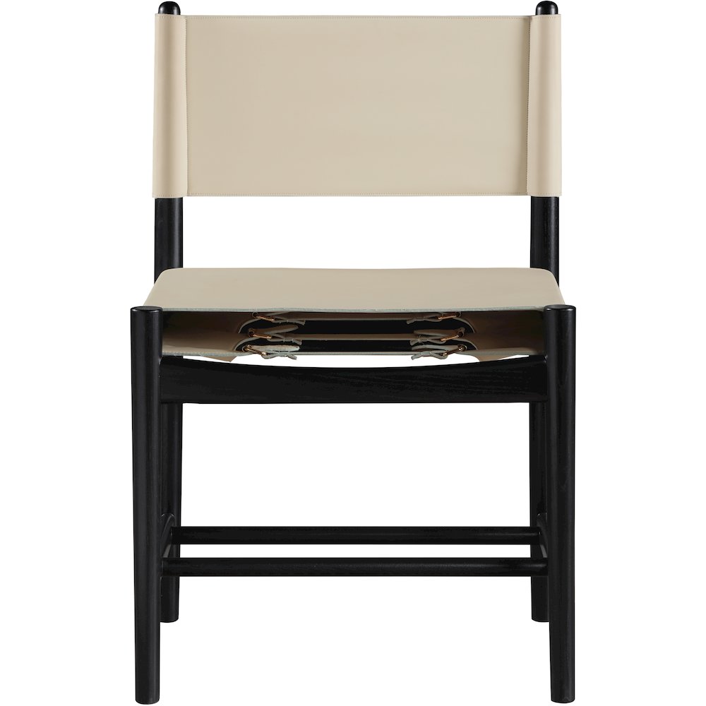 Rawlins Beige Vegan Leather Upholstered Dining Chair, Set of 2. Picture 4