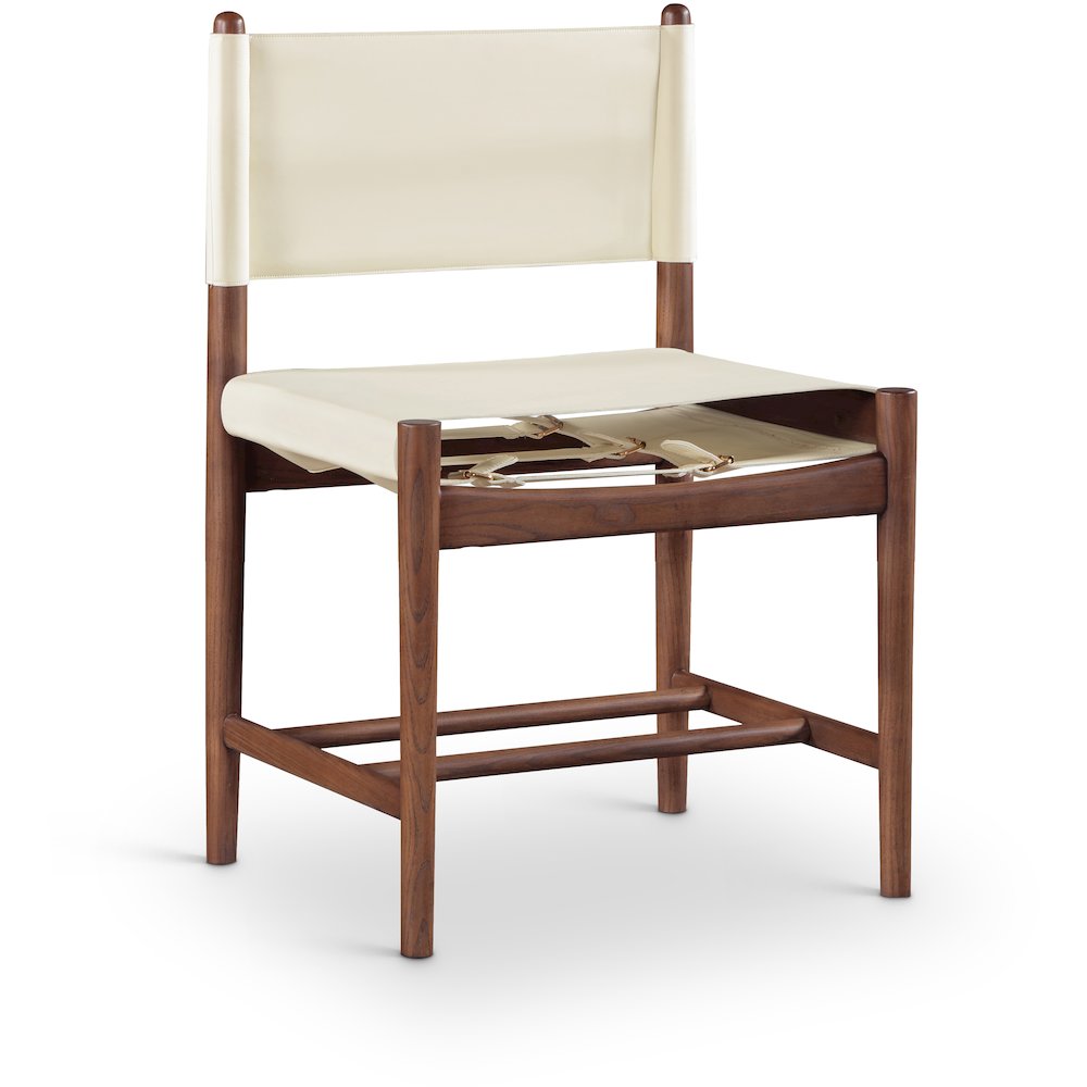 Rawlins Cream Vegan Leather Upholstered Dining Chair, Set of 2. Picture 2