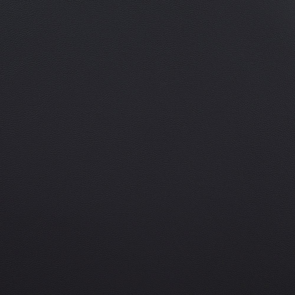 Riccio Black Vegan Leather Upholstered Stool. Picture 5