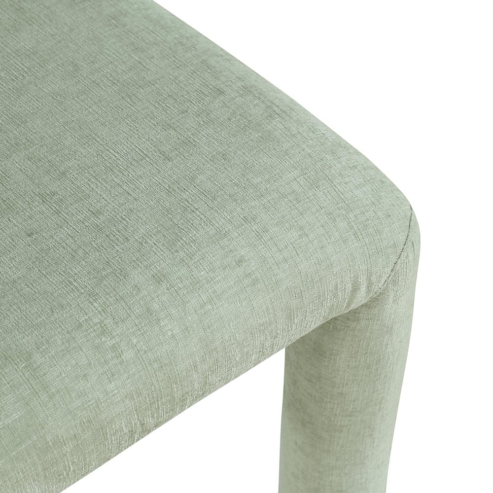 Amari Mint Chenille Fabric Dining Chair, Set of 2. Picture 7