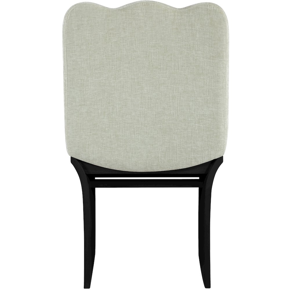 Shaw Mint Chenille Fabric Upholstered Dining Chair. Picture 3