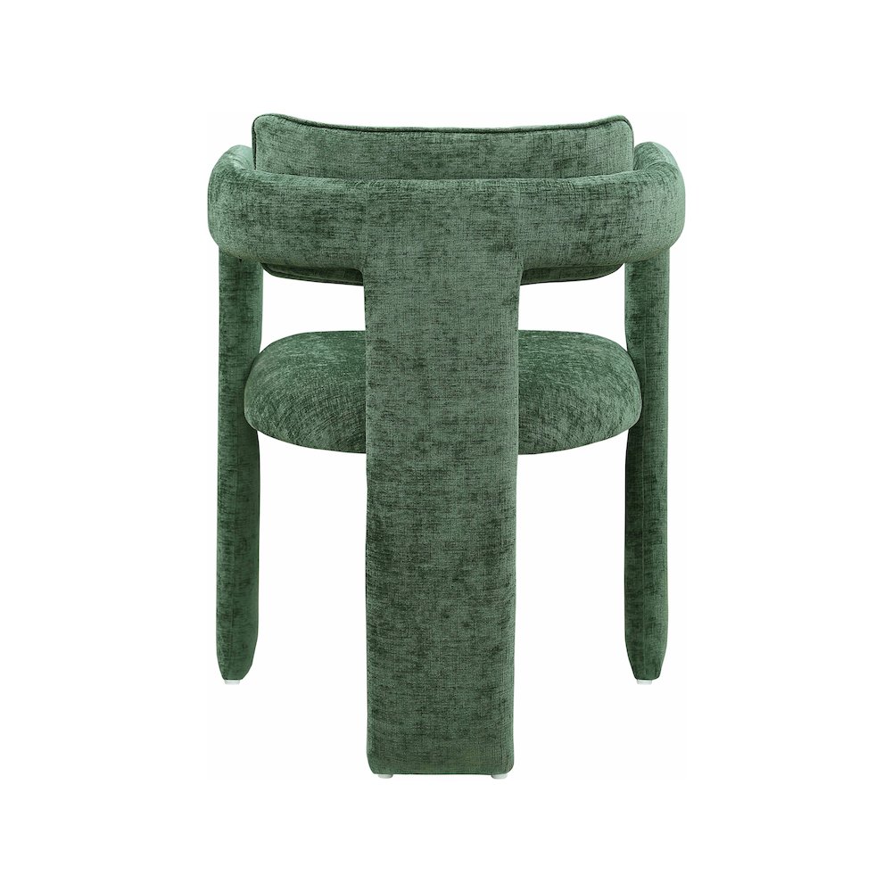 Brenda Green Chenille Fabric Dining Chair, Set of 2. Picture 5