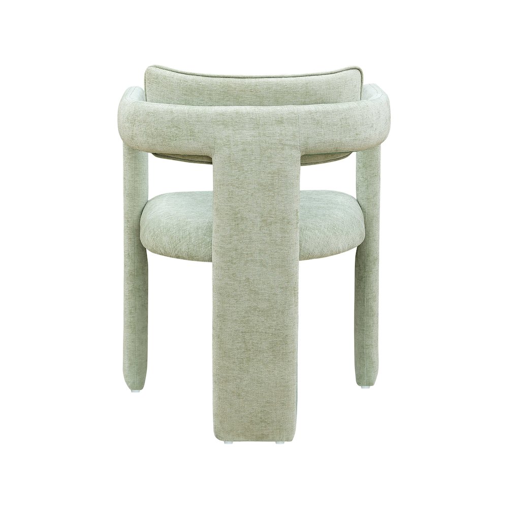 Brenda Mint Chenille Fabric Dining Chair, Set of 2. Picture 5