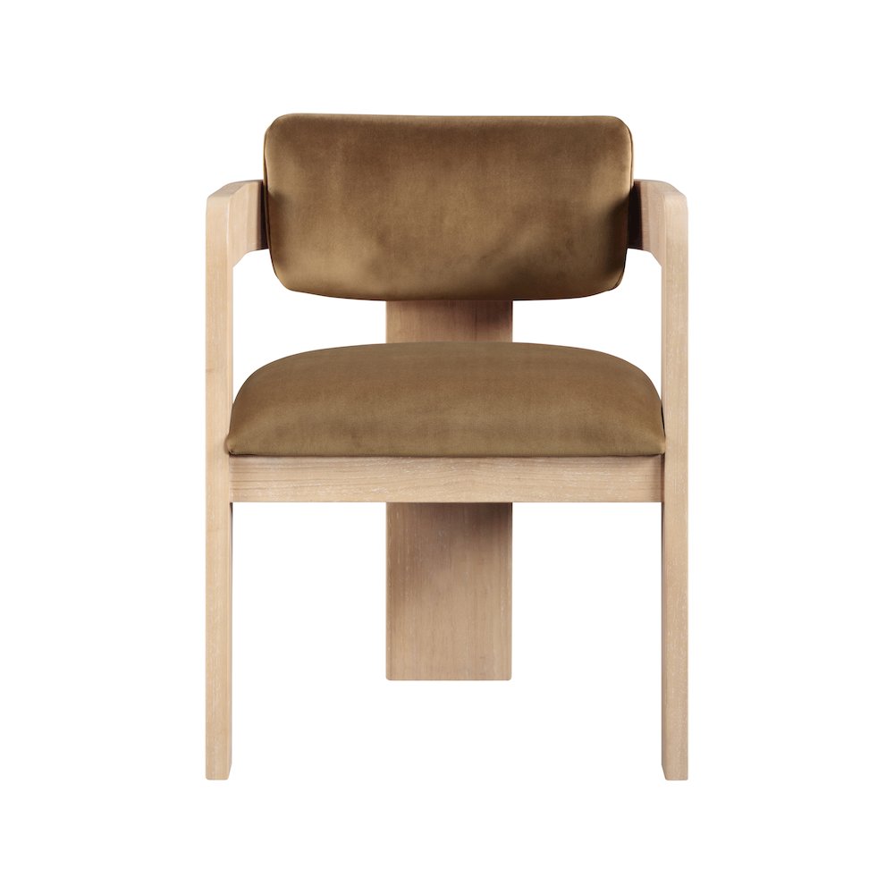 Sacha Saddle Velvet Dining Chair, Set of 2. Picture 3