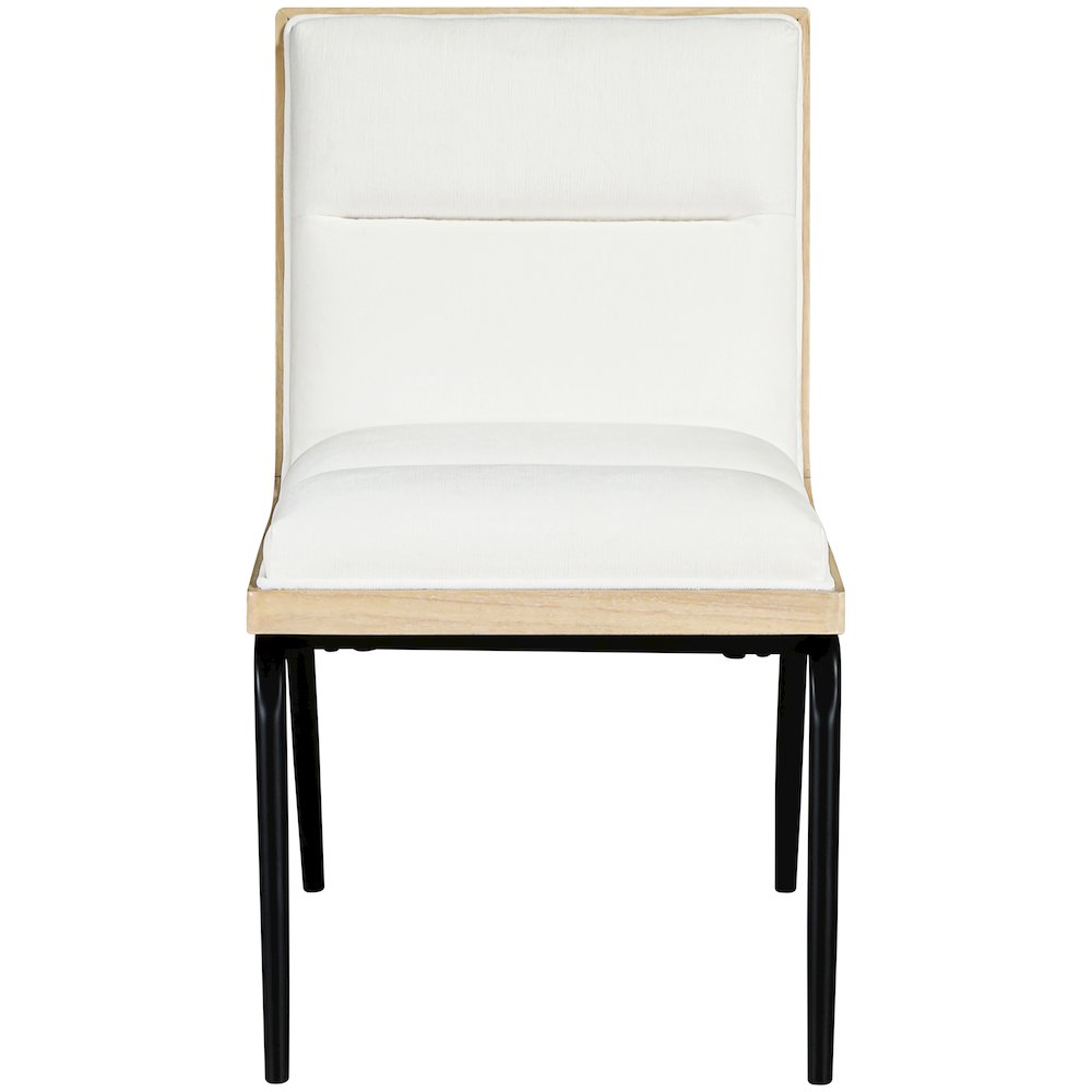 Viceroy Cream Fabric Upholstered Dining Chair, Set of 2. Picture 3