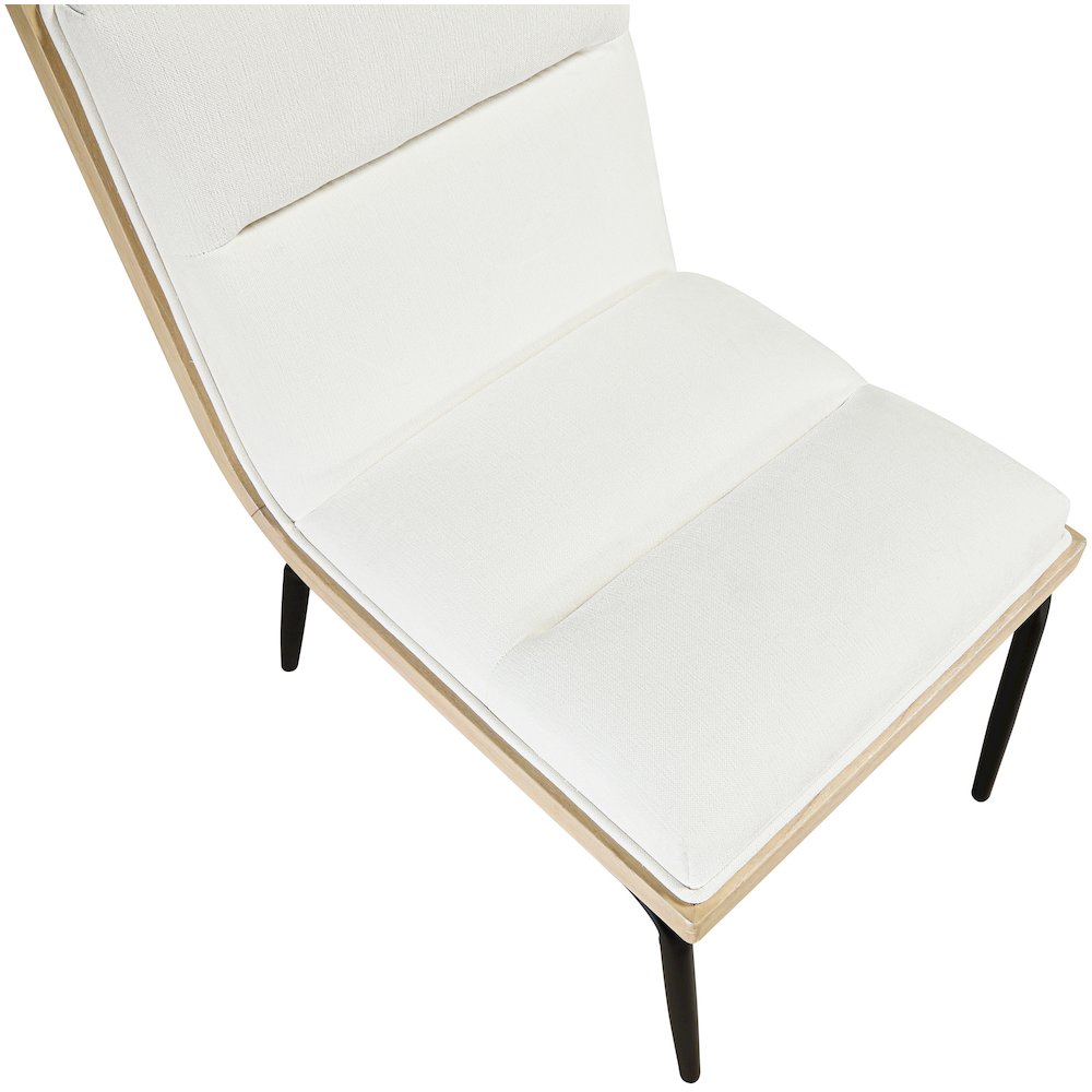 Viceroy Cream Fabric Upholstered Dining Chair, Set of 2. Picture 6