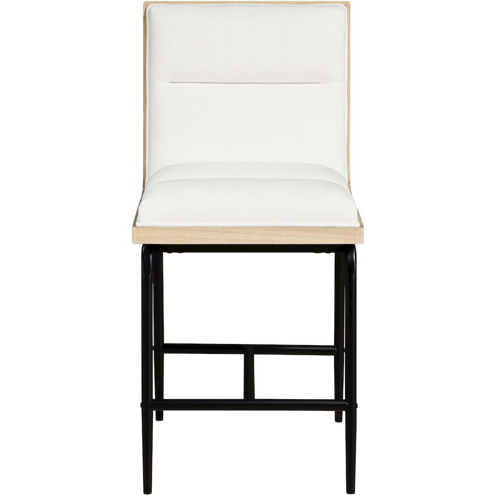 Viceroy Cream Fabric Upholstered Counter Stool, Set of 2. Picture 3