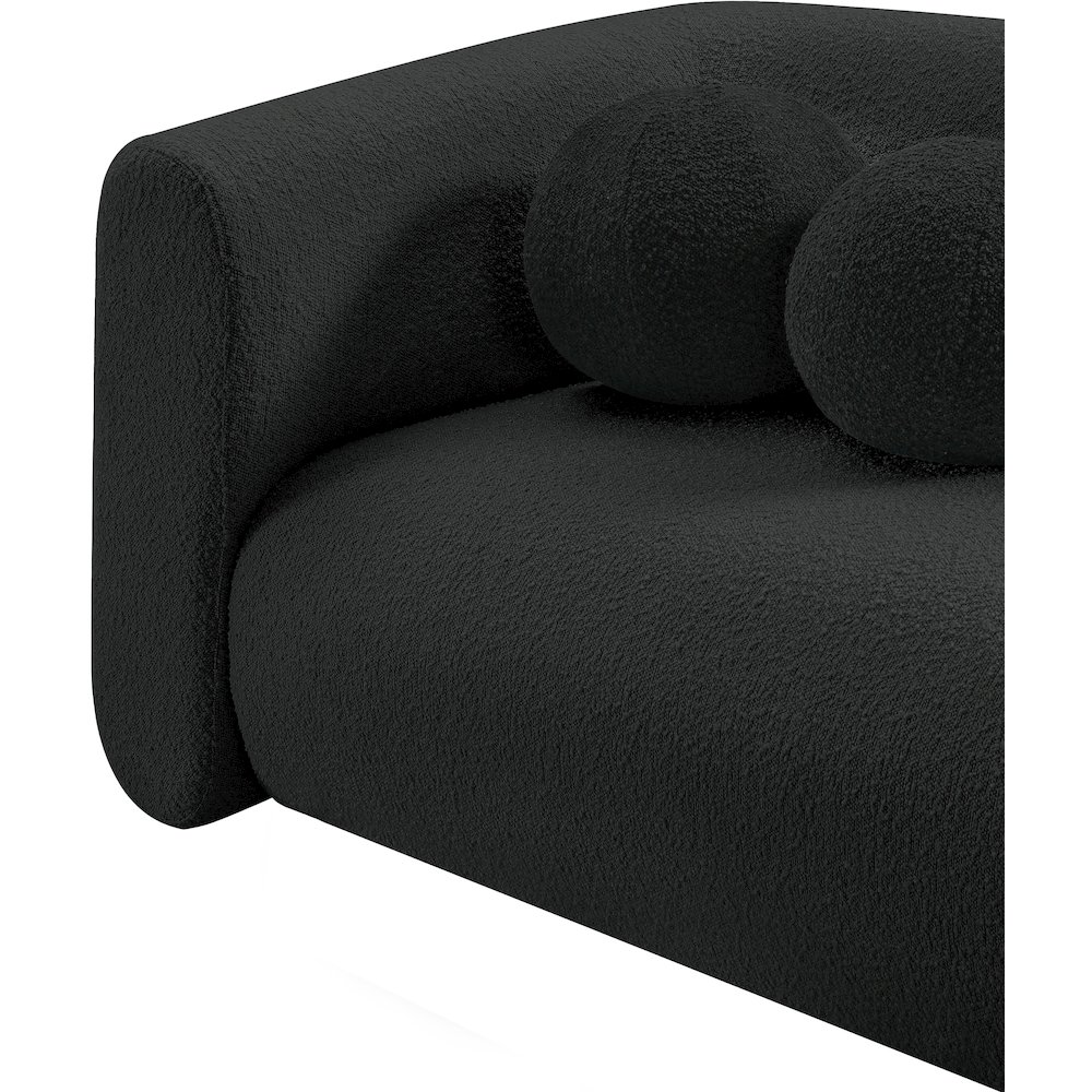 Abbington Black Boucle Fabric Chair. Picture 10