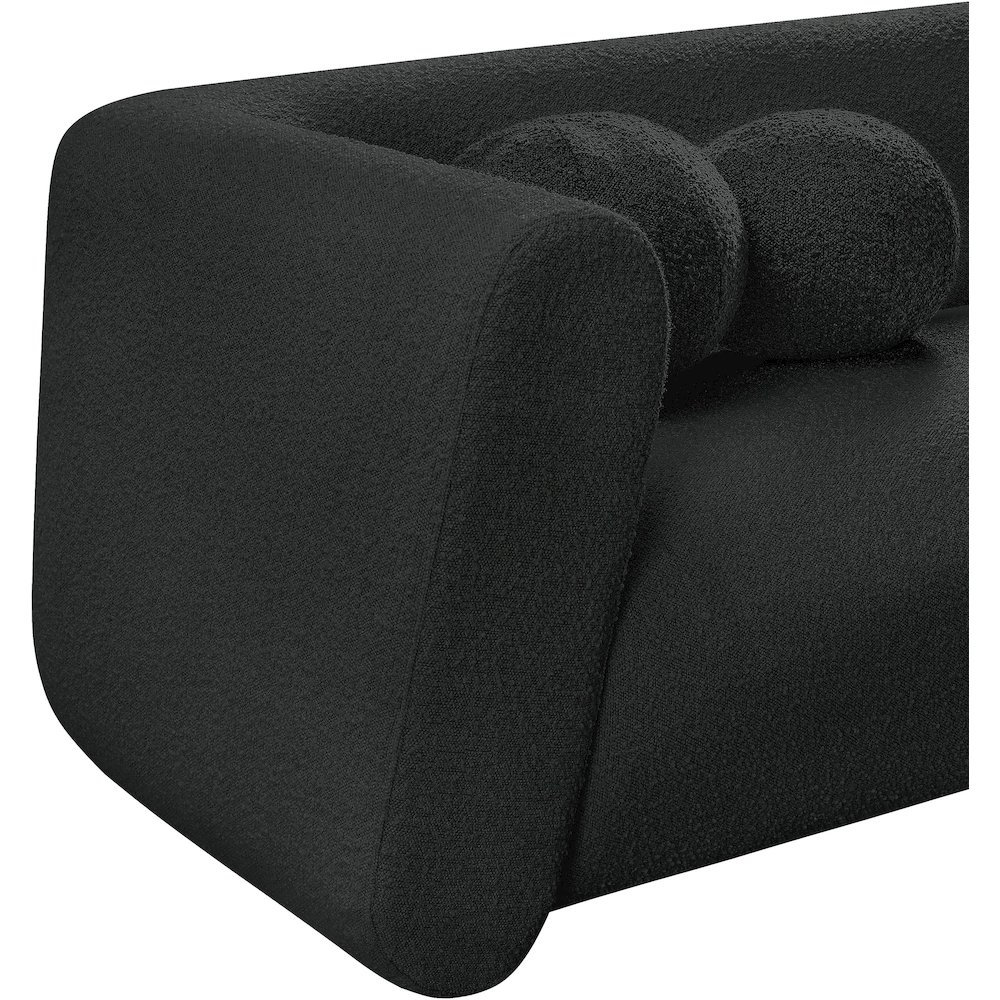 Abbington Black Boucle Fabric Chair. Picture 13