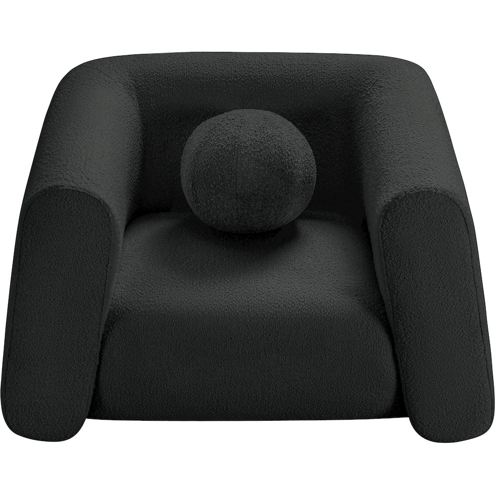 Abbington Black Boucle Fabric Chair. Picture 5