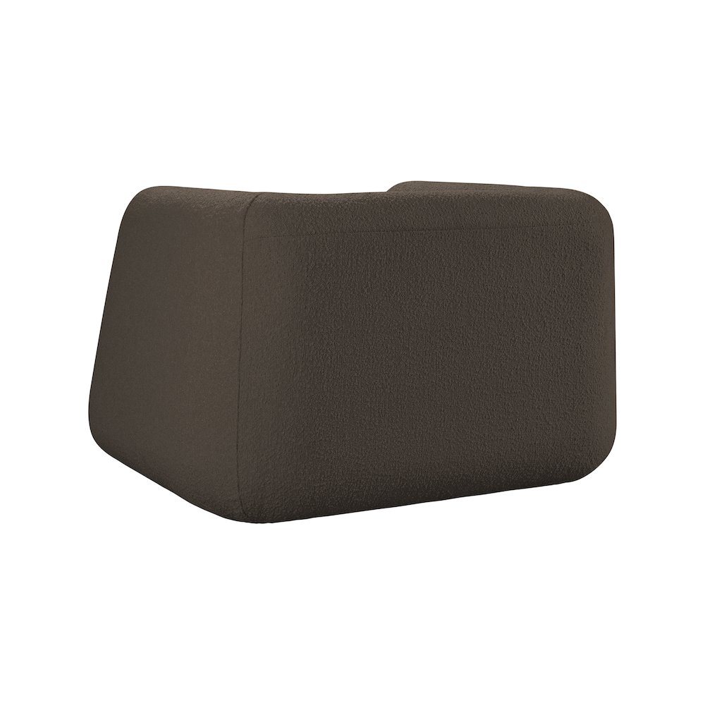 Abbington Brown Boucle Fabric Chair. Picture 7
