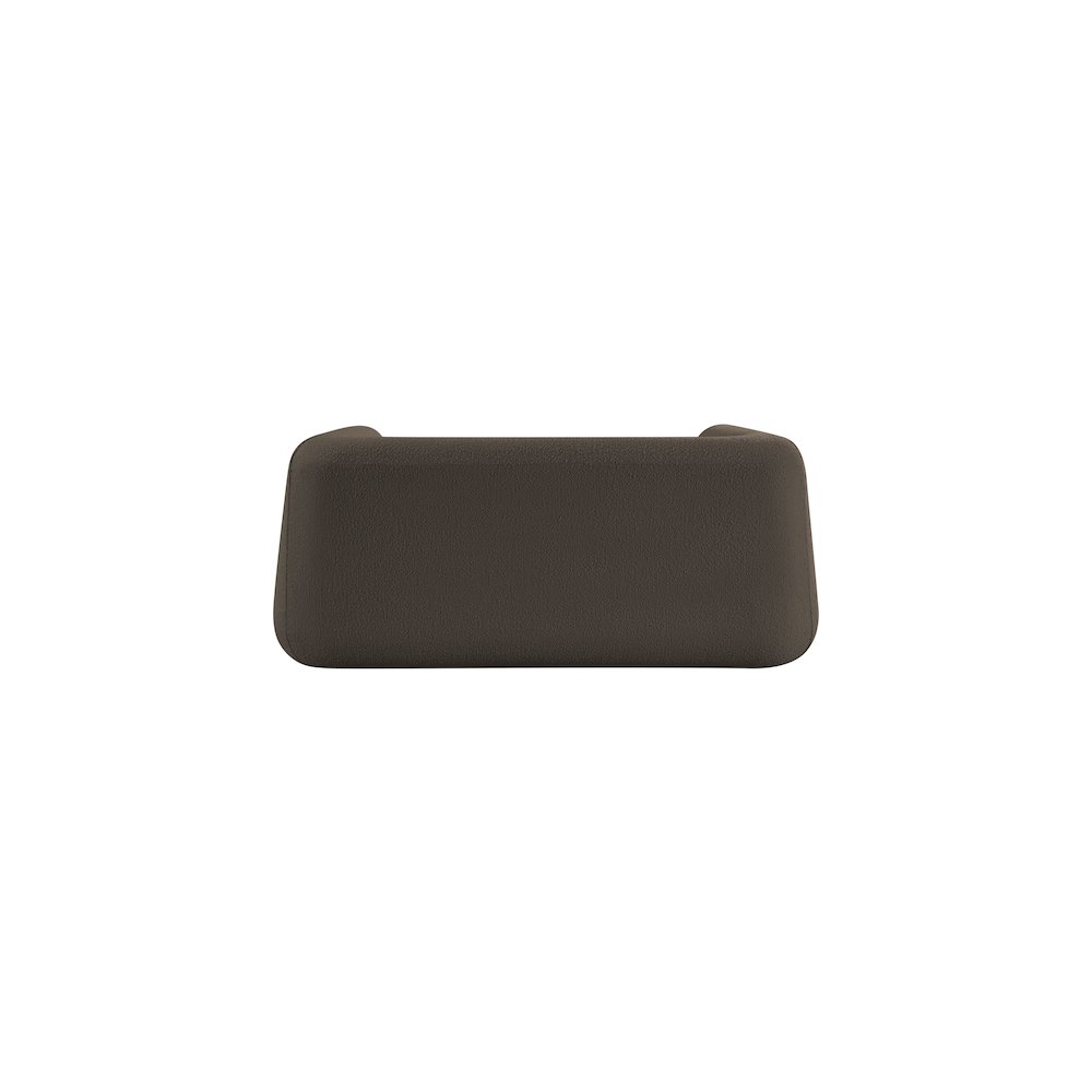 Abbington Brown Boucle Fabric Loveseat. Picture 6