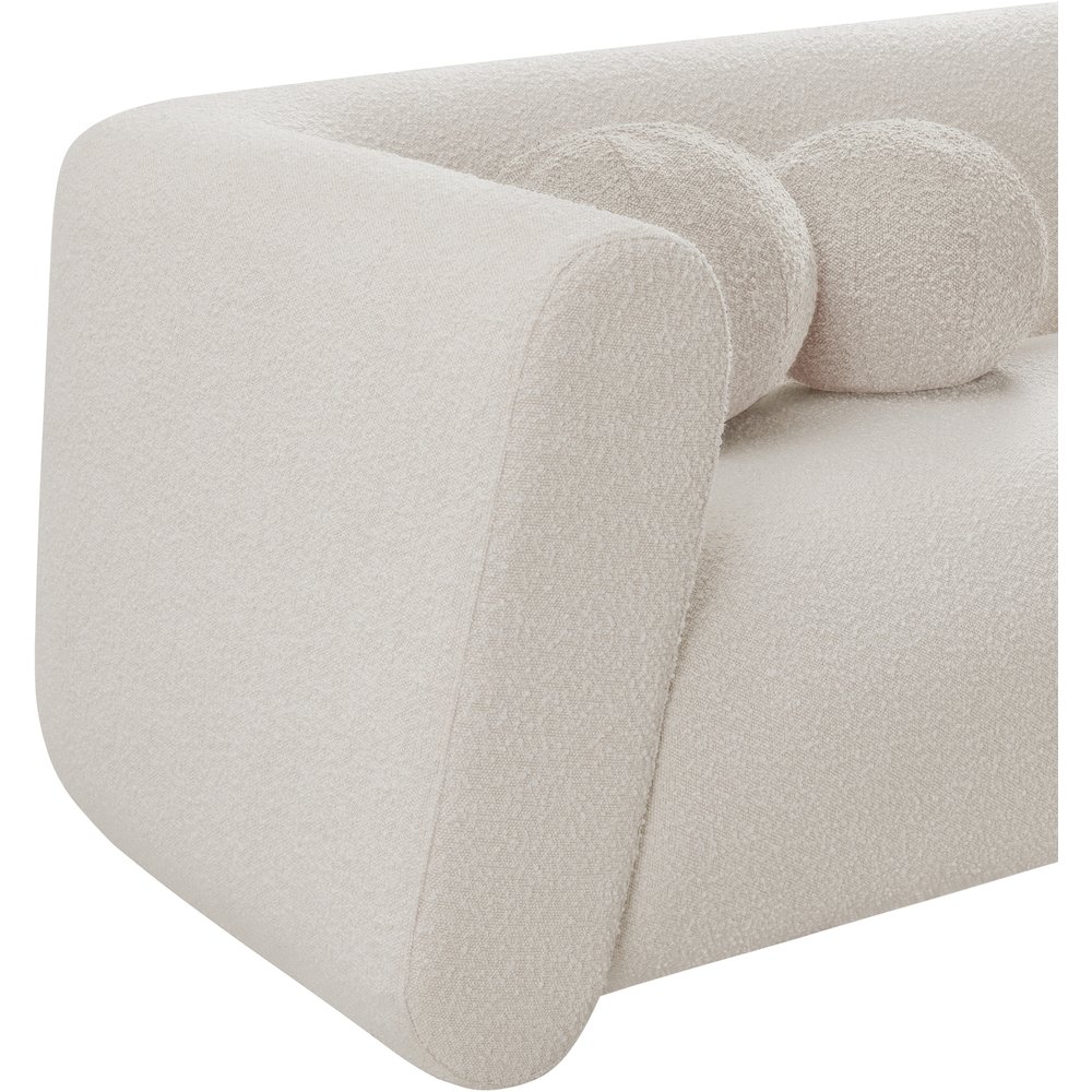 Abbington Cream Boucle Fabric Chair. Picture 13