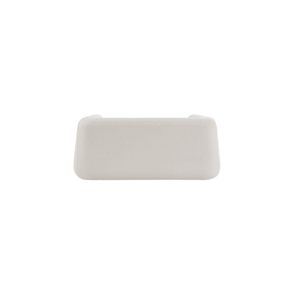 Abbington Cream Boucle Fabric Loveseat. Picture 6