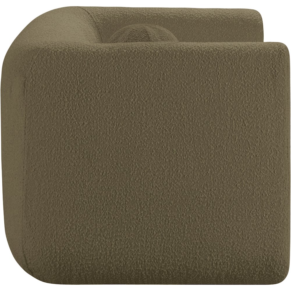 Abbington Olive Boucle Fabric Chair. Picture 8