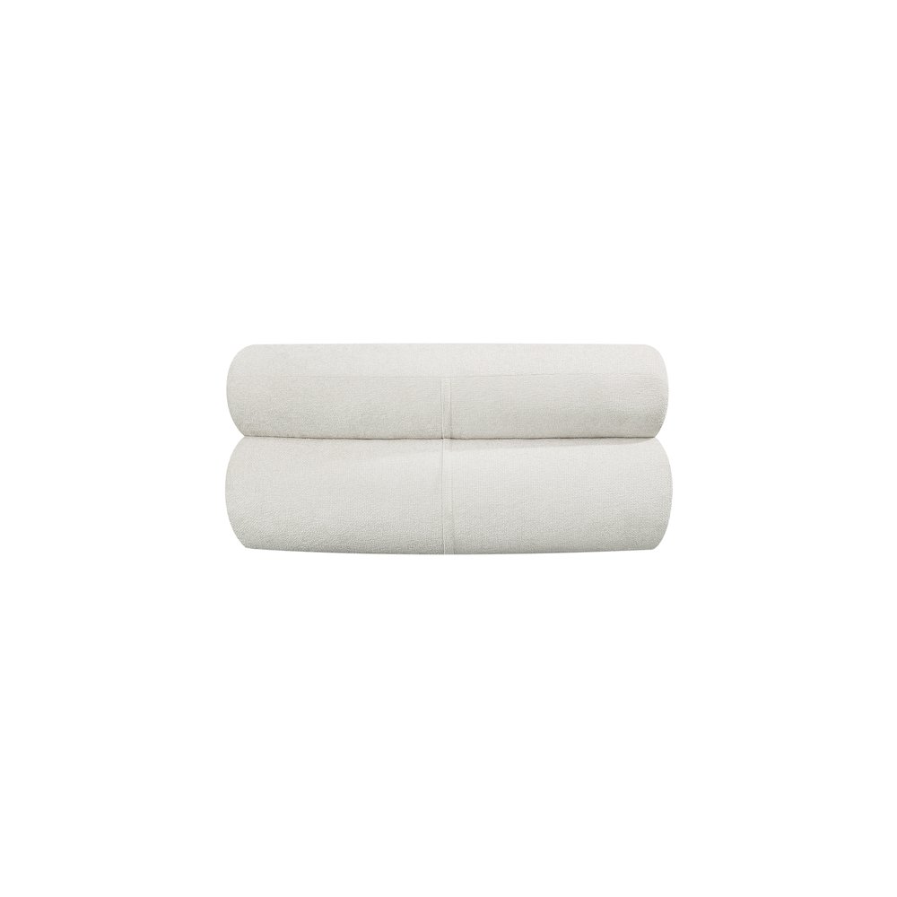 Bale Cream Chenille Fabric Modular Chair. Picture 3
