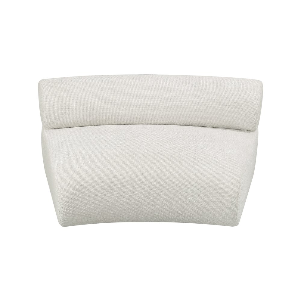 Bale Cream Chenille Fabric Modular Chair. Picture 5