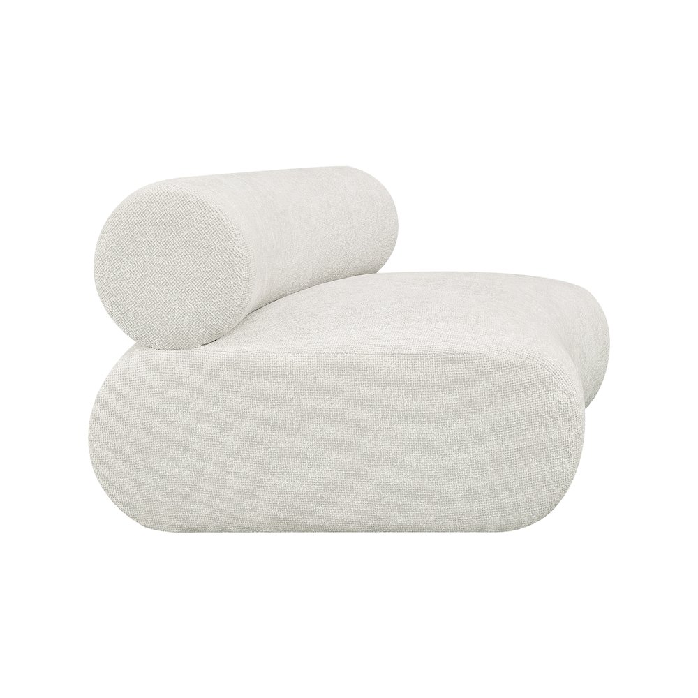 Bale Cream Chenille Fabric Modular Chair. Picture 7