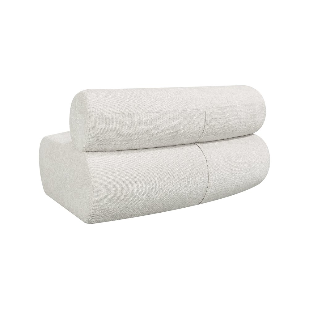 Bale Cream Chenille Fabric Modular Chair. Picture 8