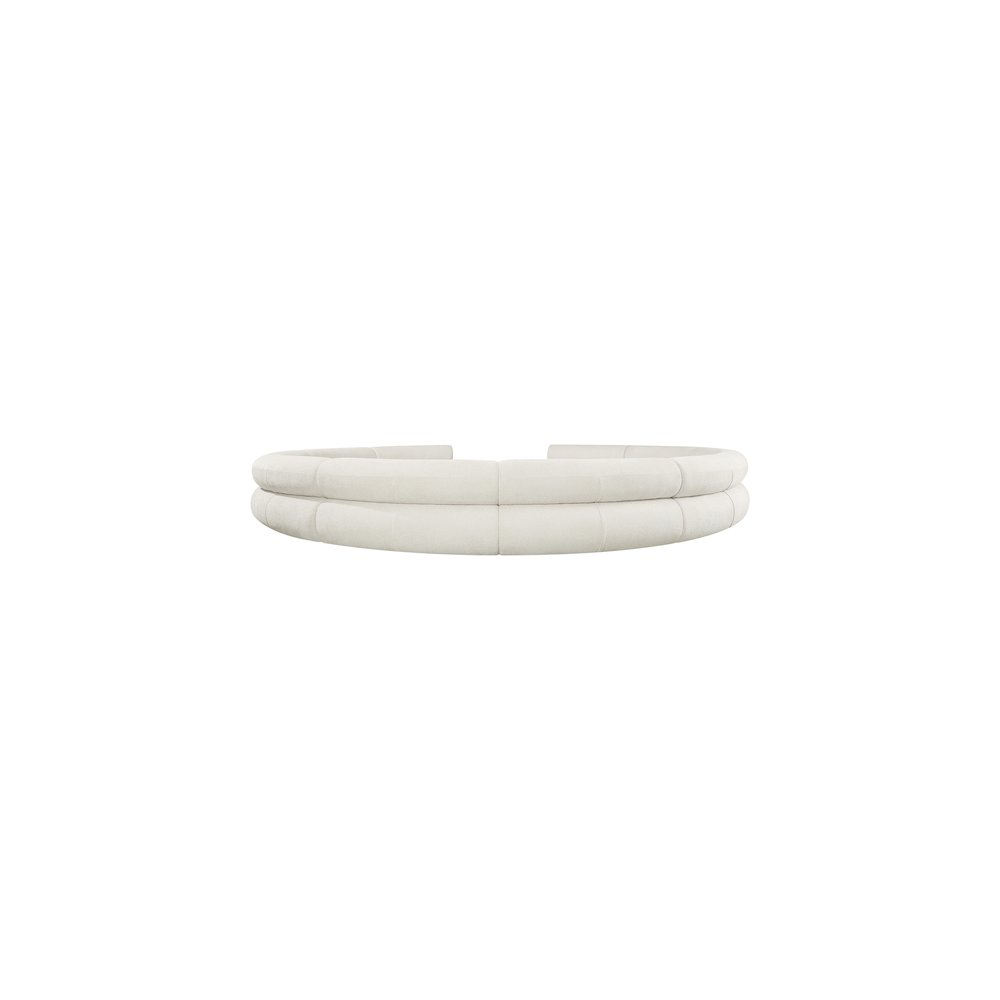 Bale Cream Chenille Fabric Modular Sofa. Picture 3