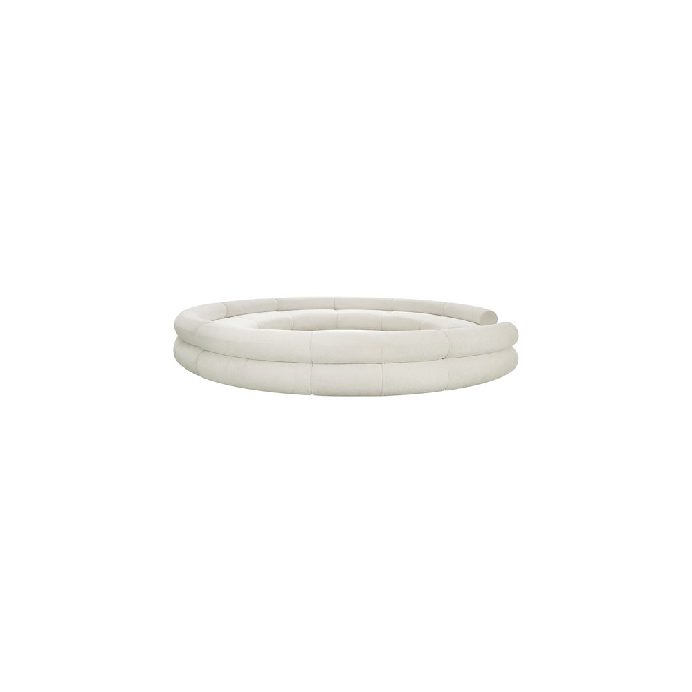 Bale Cream Chenille Fabric Modular Sofa. Picture 7