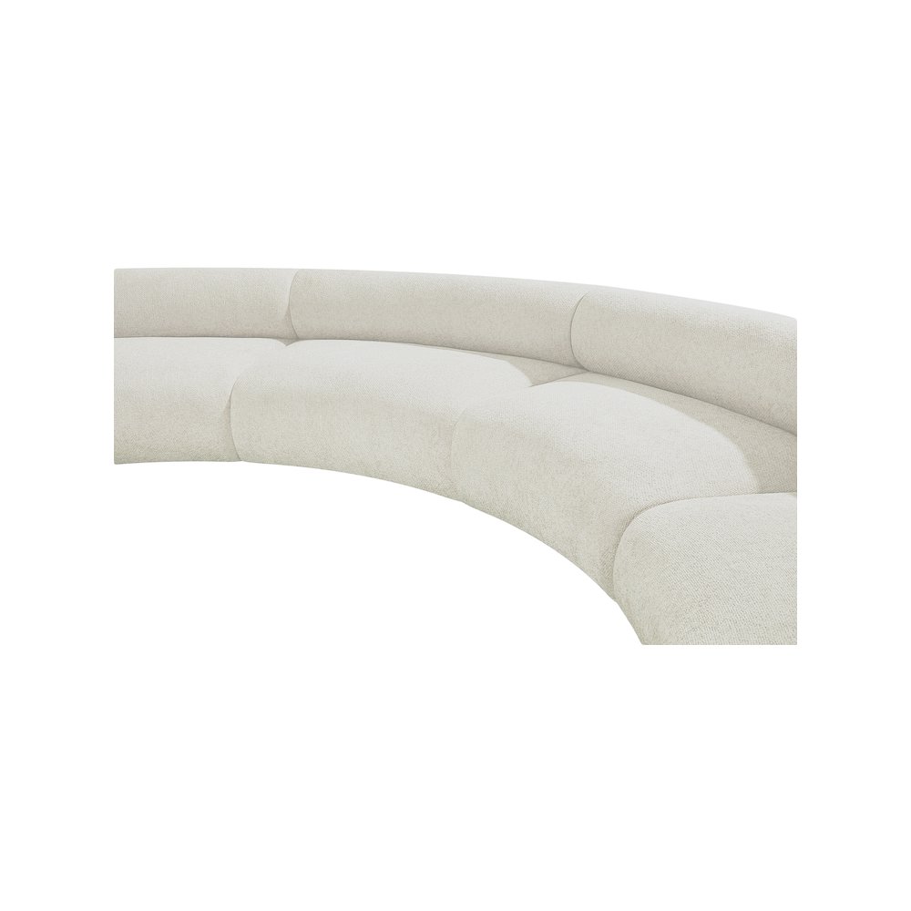 Bale Cream Chenille Fabric Modular Sofa. Picture 8