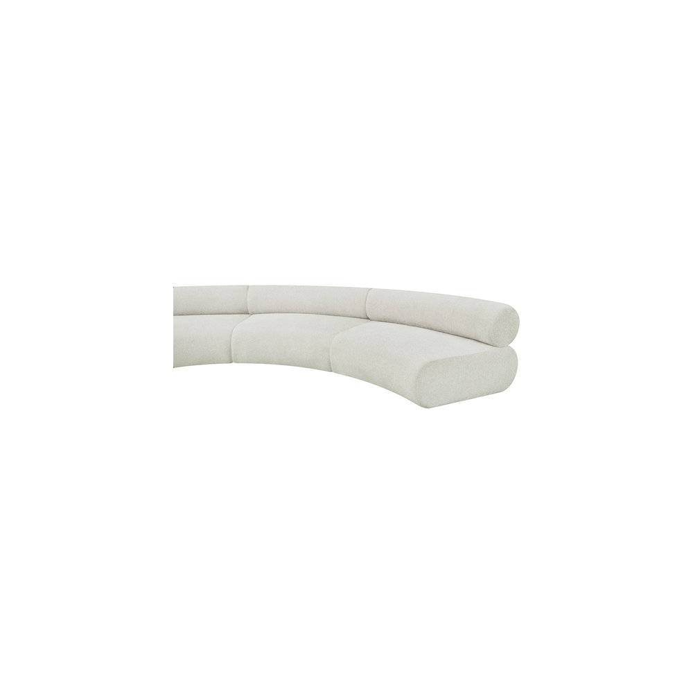 Bale Cream Chenille Fabric Modular Sofa. Picture 9