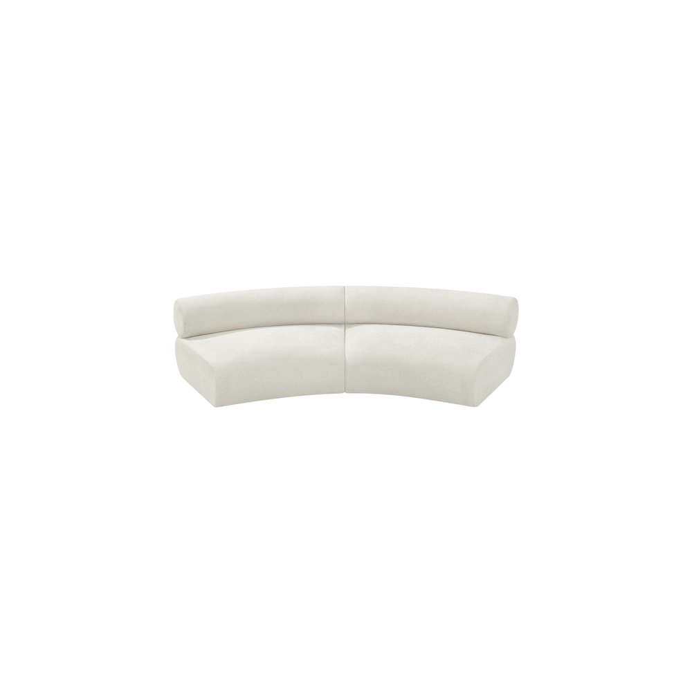 Bale Cream Chenille Fabric Modular Sofa. Picture 5