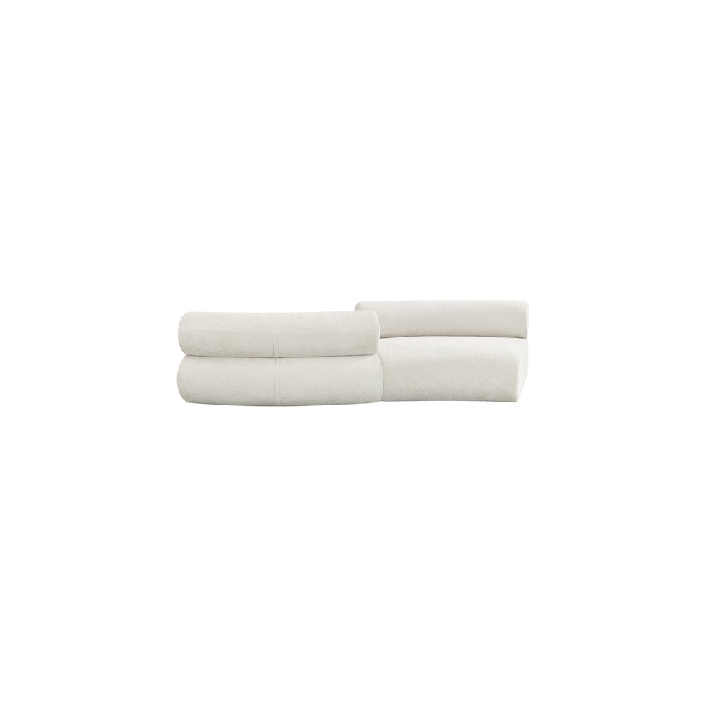 Bale Cream Chenille Fabric Modular Sofa. Picture 3
