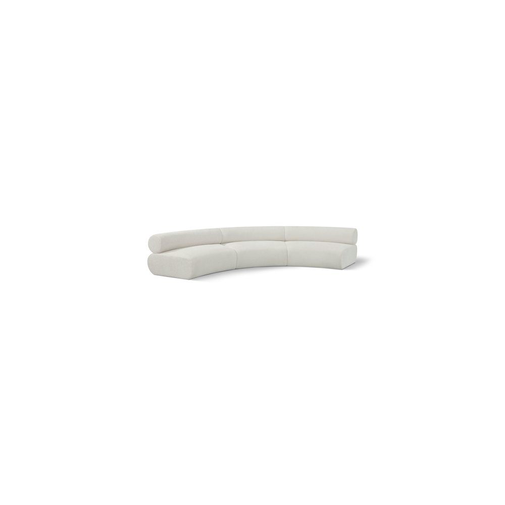 Bale Cream Chenille Fabric Modular Sofa. Picture 1