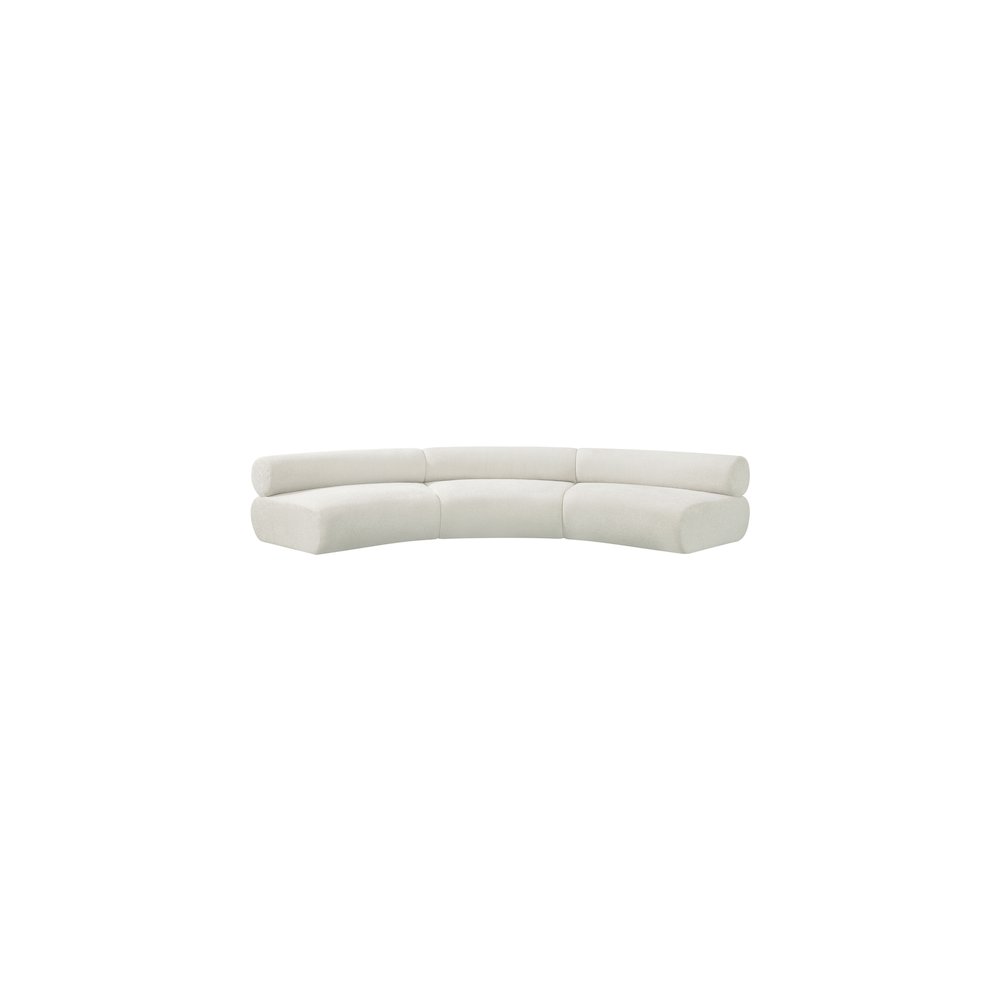 Bale Cream Chenille Fabric Modular Sofa. Picture 4