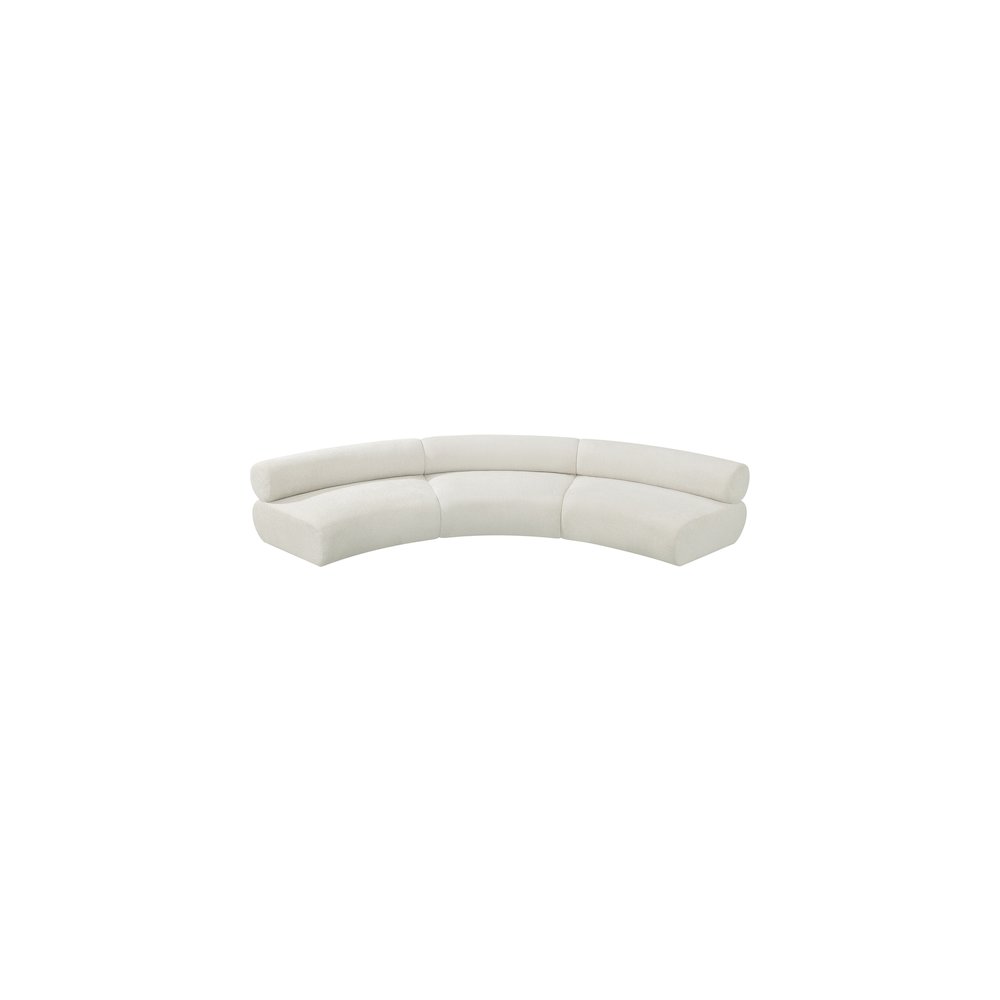 Bale Cream Chenille Fabric Modular Sofa. Picture 5