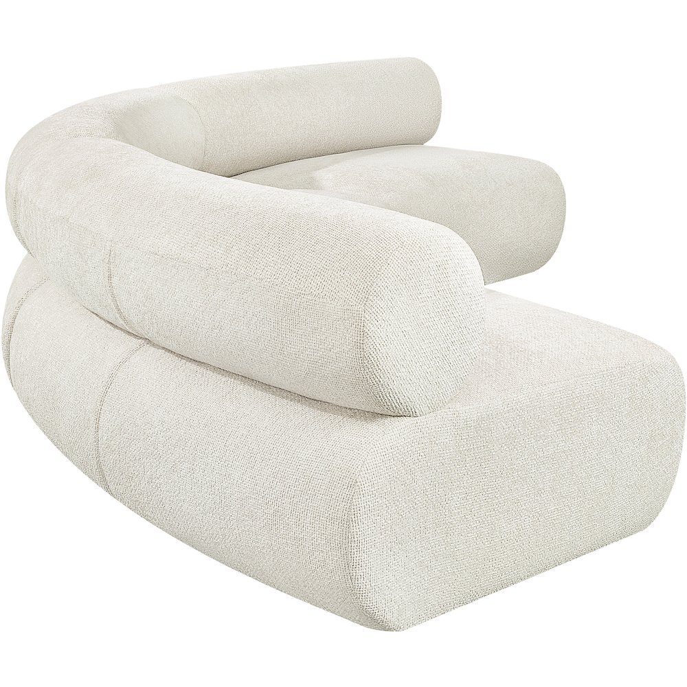 Bale Cream Chenille Fabric Modular Sofa. Picture 7