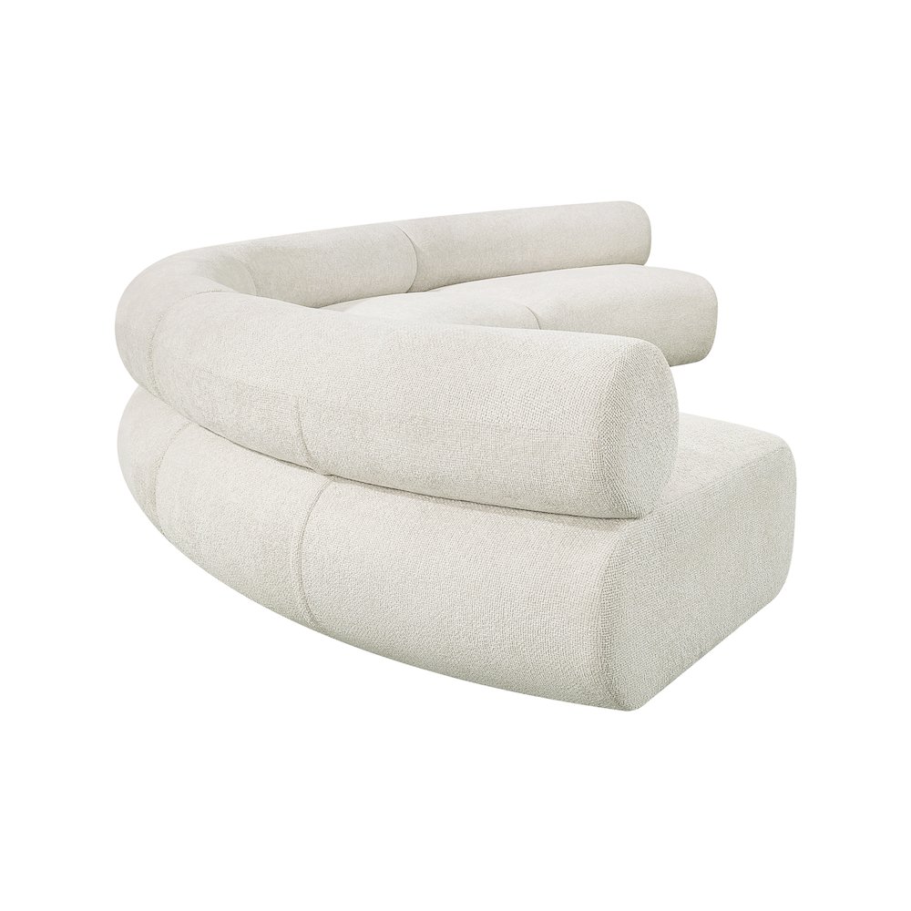 Bale Cream Chenille Fabric Modular Sofa. Picture 7