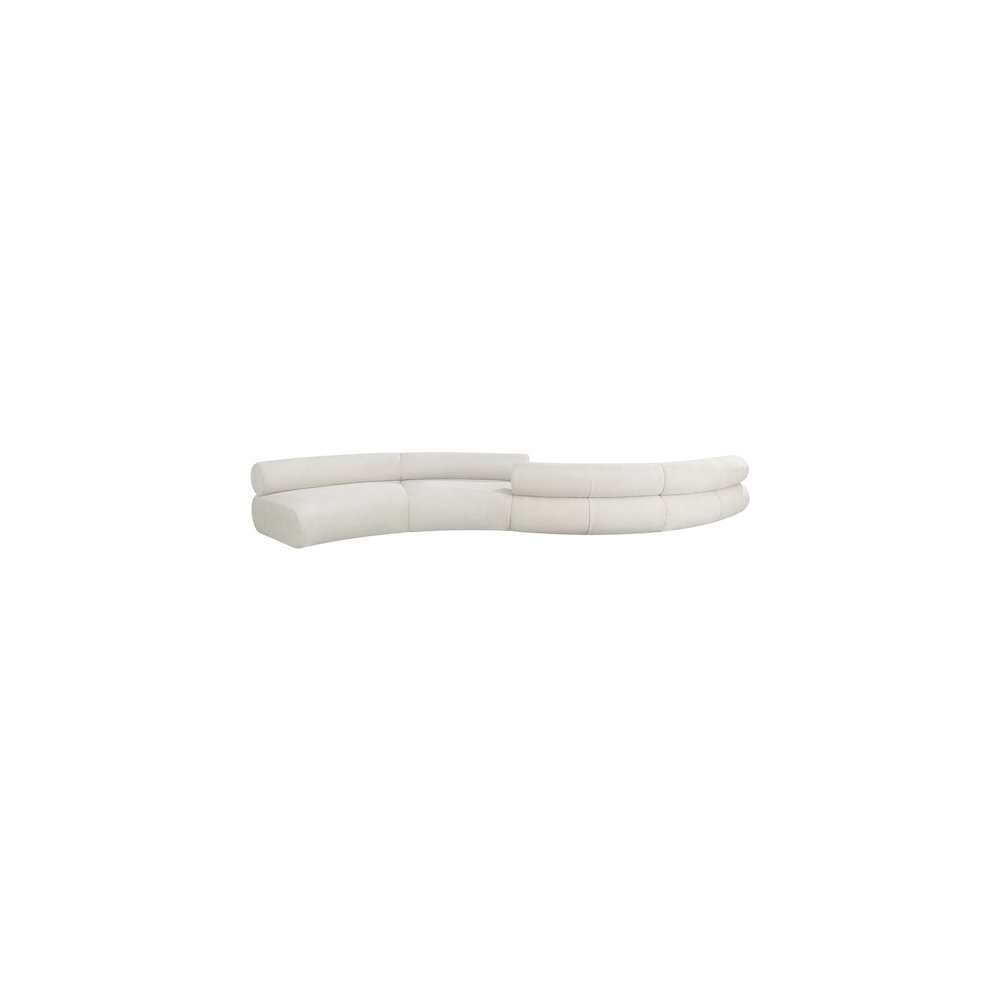 Bale Cream Chenille Fabric Modular Sofa. Picture 3