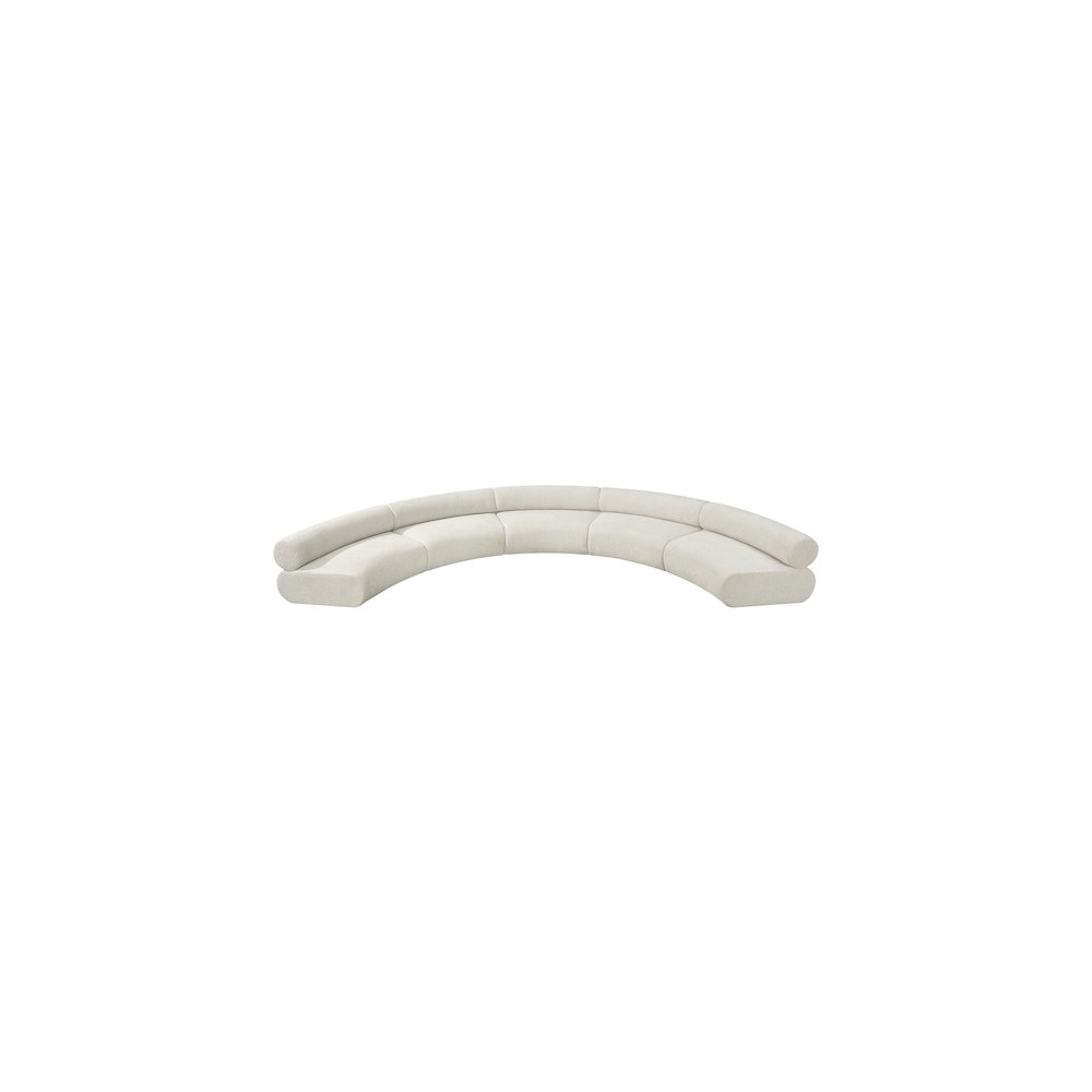 Bale Cream Chenille Fabric Modular Sofa. Picture 5