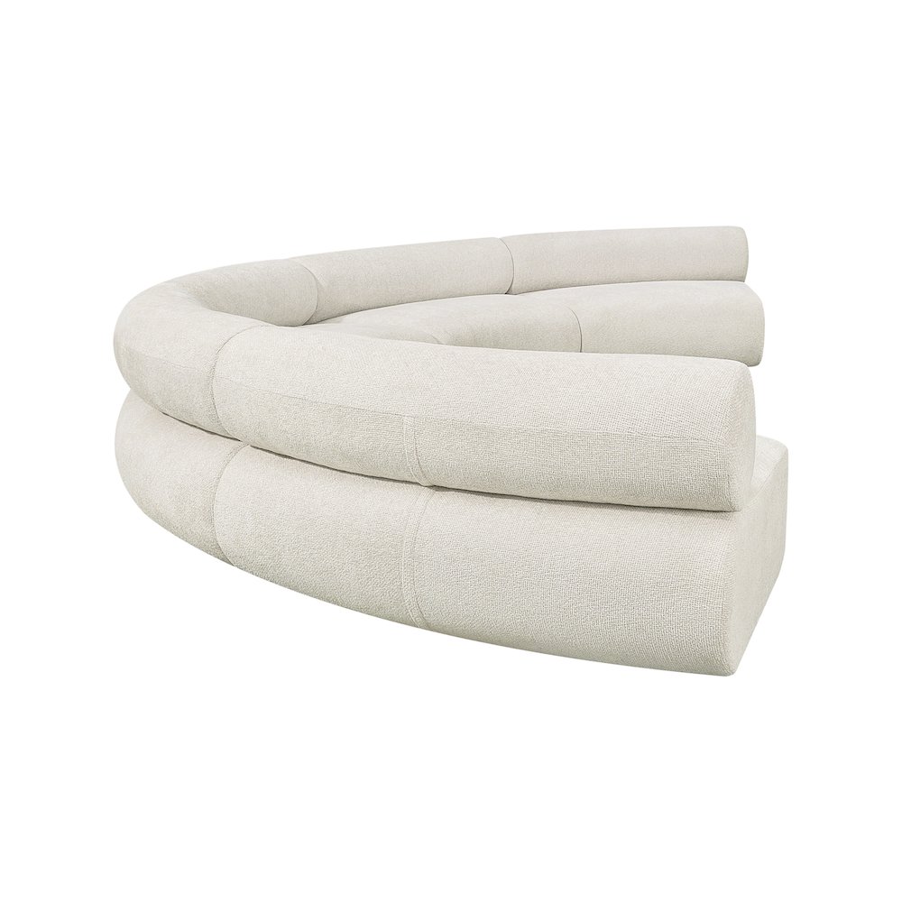 Bale Cream Chenille Fabric Modular Sofa. Picture 7