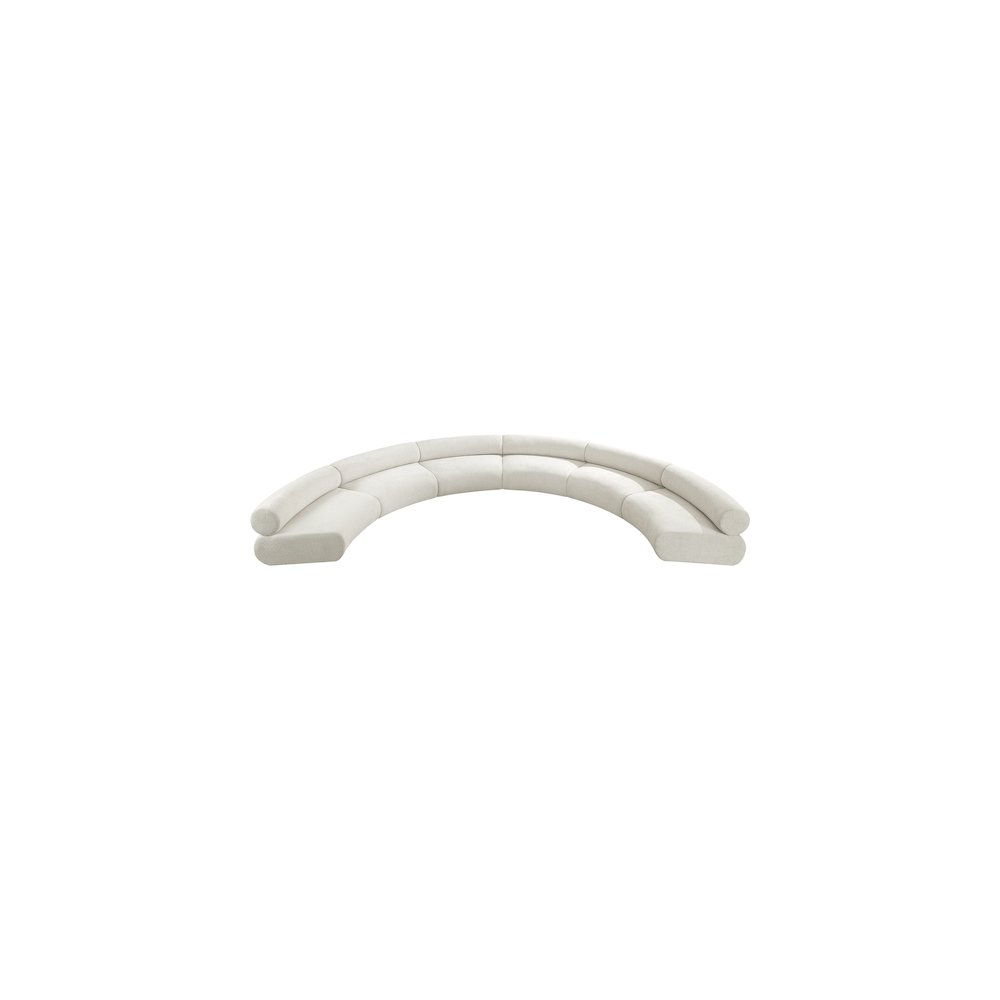 Bale Cream Chenille Fabric Modular Sofa. Picture 5
