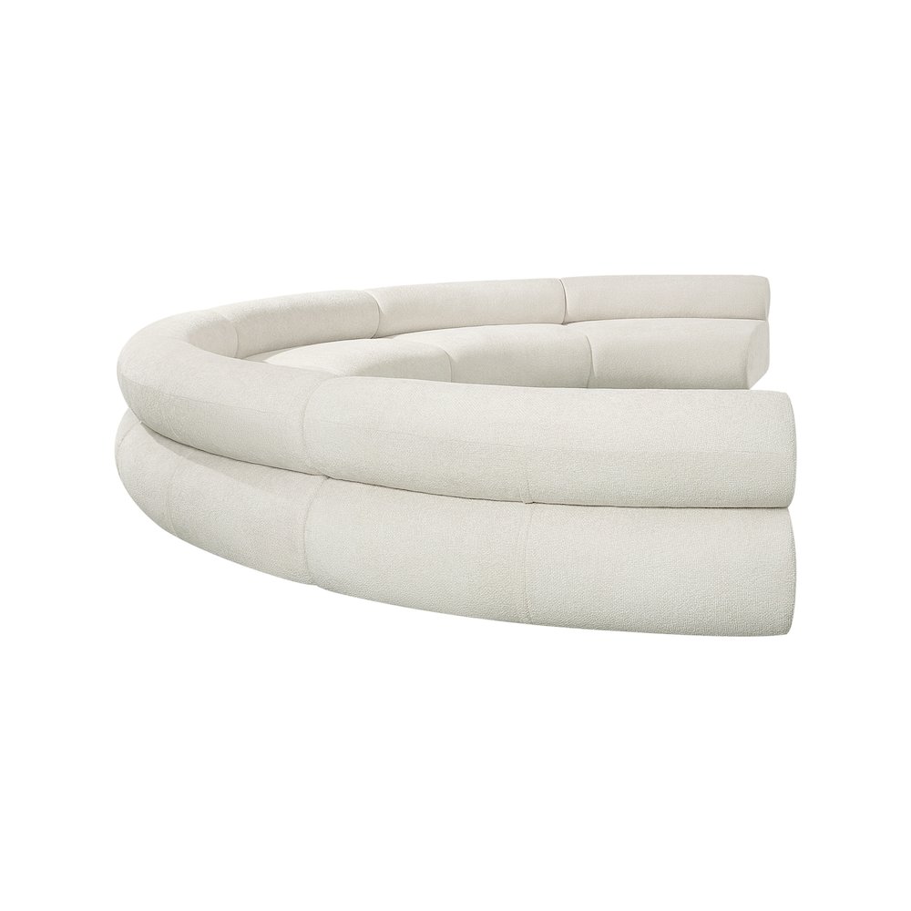 Bale Cream Chenille Fabric Modular Sofa. Picture 7