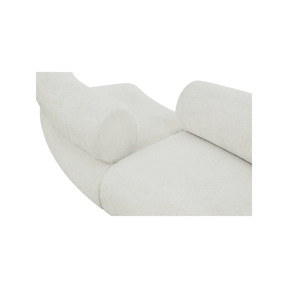 Bale Cream Chenille Fabric Modular Sofa. Picture 8