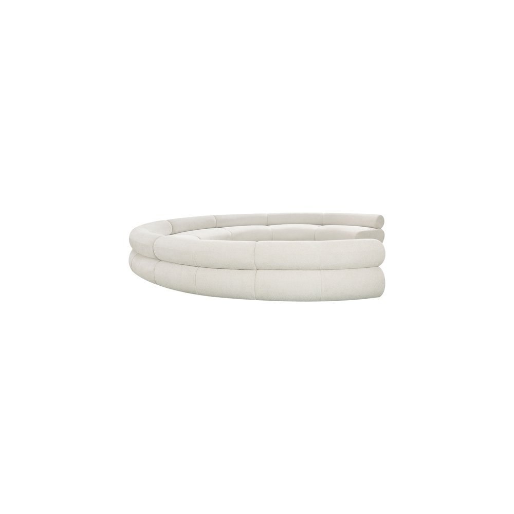 Bale Cream Chenille Fabric Modular Sofa. Picture 7