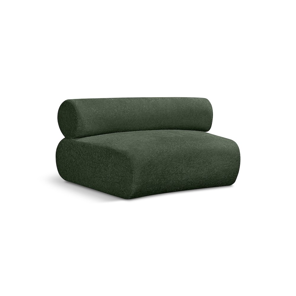 Bale Green Chenille Fabric Modular Chair. Picture 1