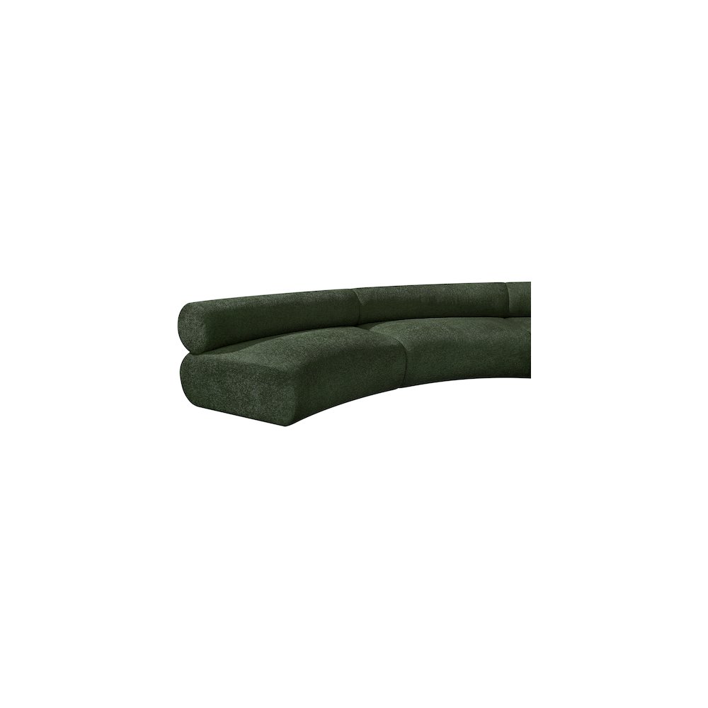 Bale Green Chenille Fabric Modular Sofa. Picture 10