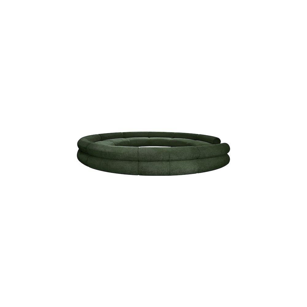 Bale Green Chenille Fabric Modular Sofa. Picture 7