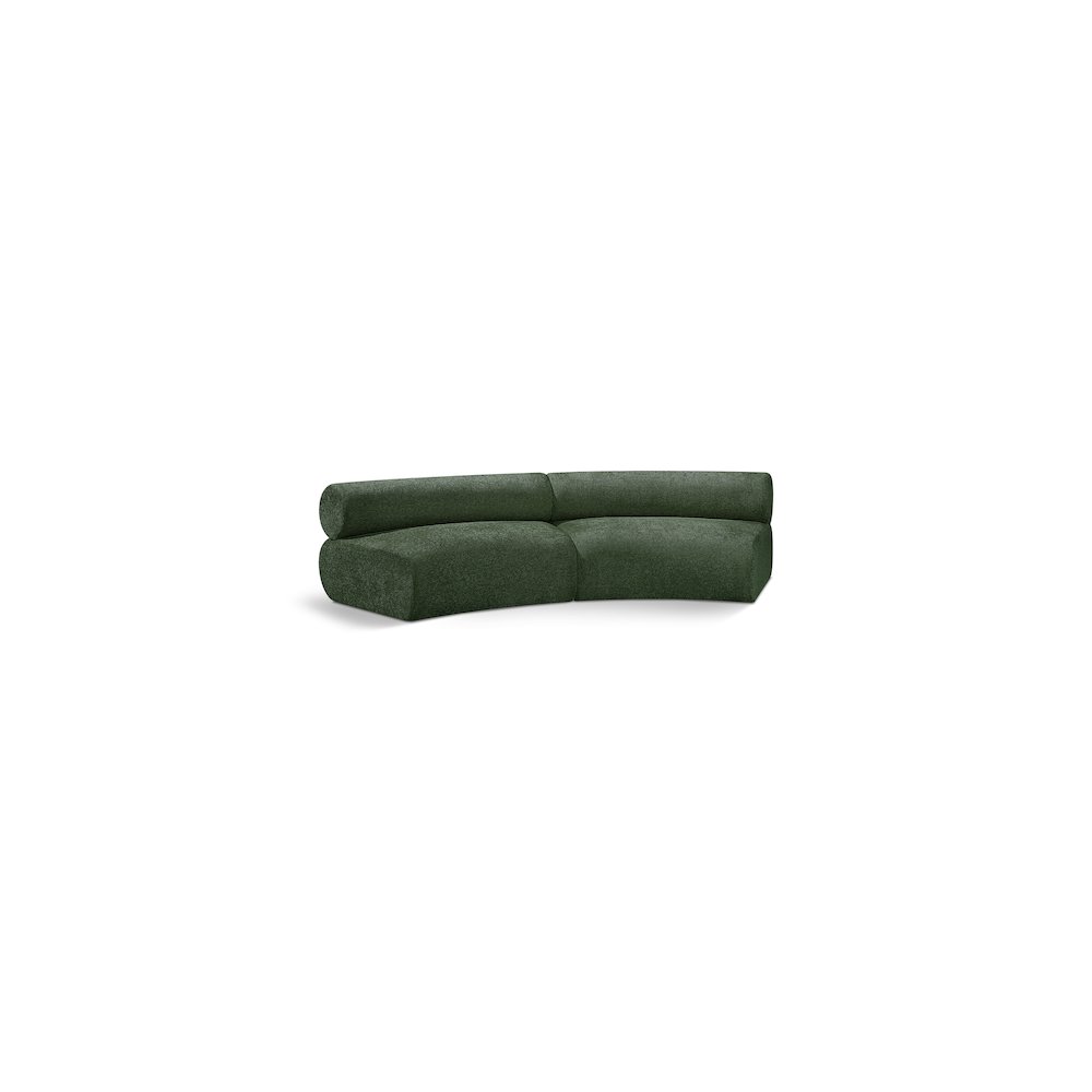 Bale Green Chenille Fabric Modular Sofa. Picture 1