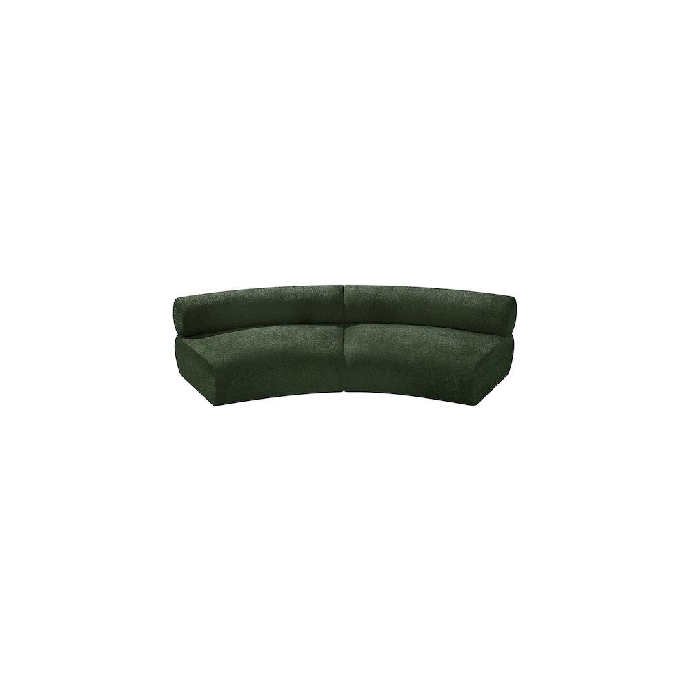 Bale Green Chenille Fabric Modular Sofa. Picture 5