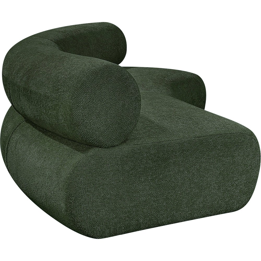 Bale Green Chenille Fabric Modular Sofa. Picture 7