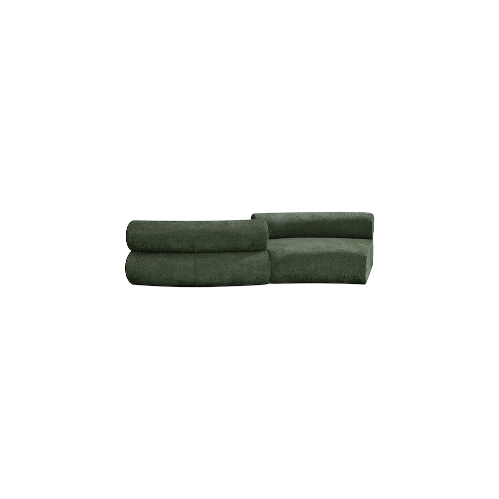 Bale Green Chenille Fabric Modular Sofa. Picture 3
