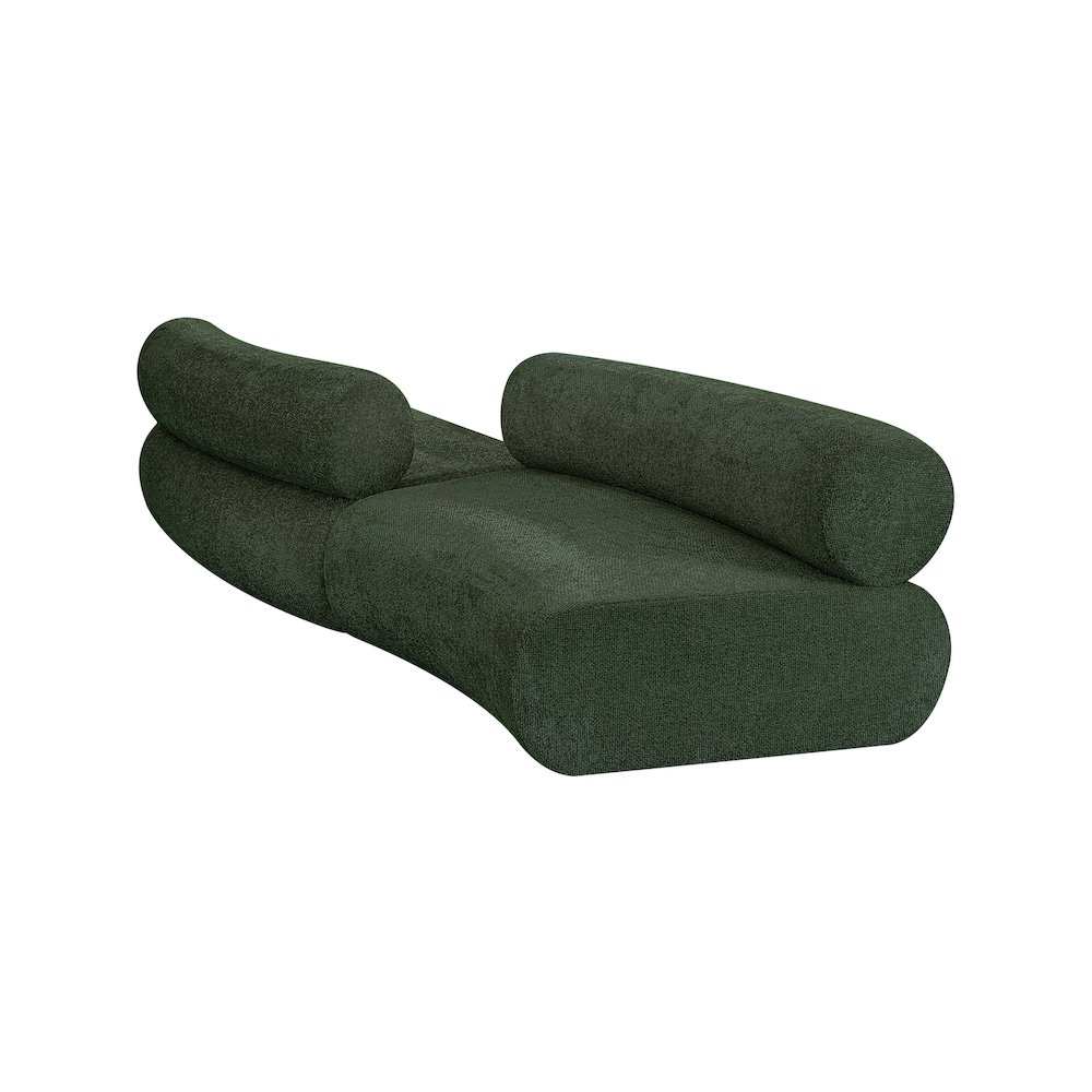 Bale Green Chenille Fabric Modular Sofa. Picture 7