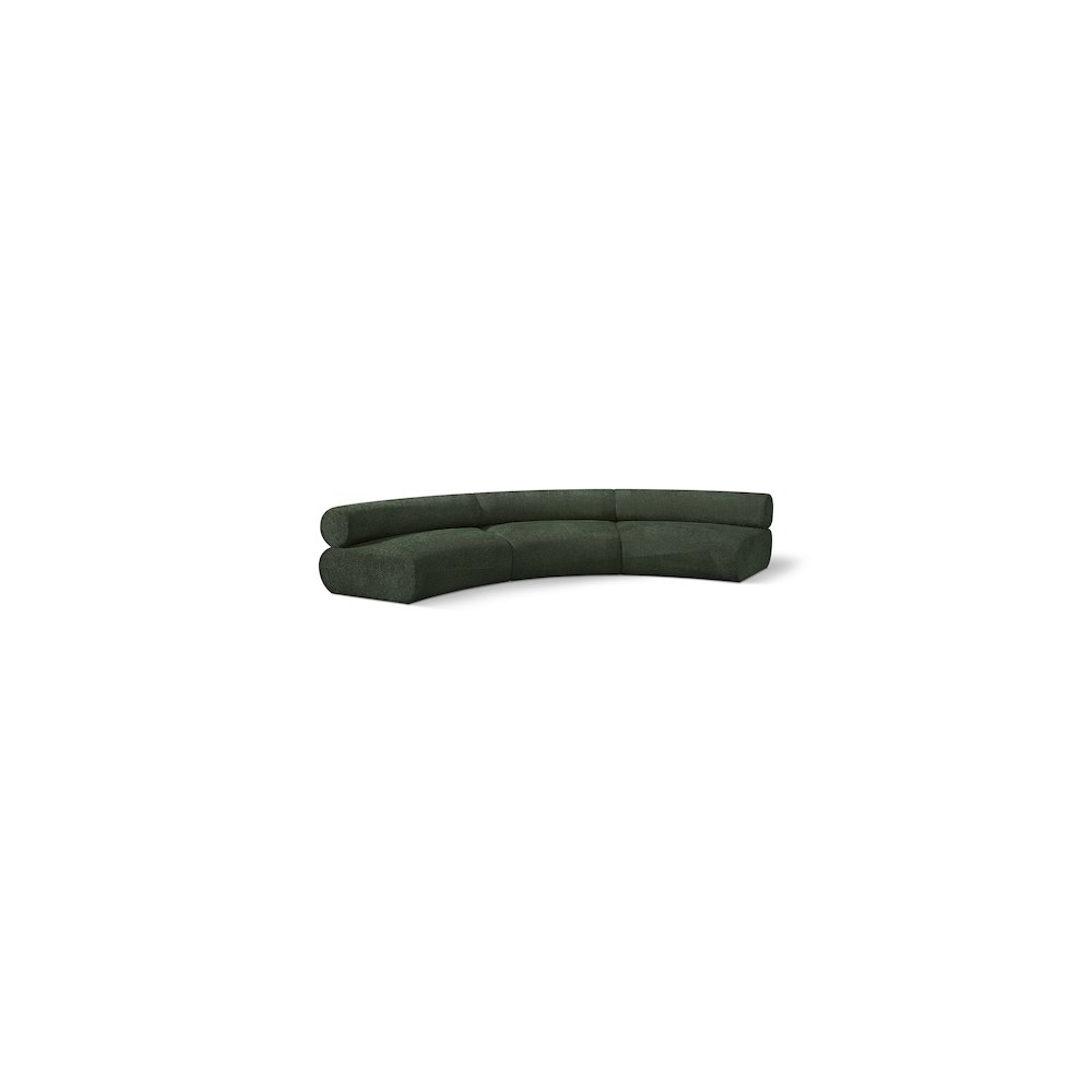 Bale Green Chenille Fabric Modular Sofa. Picture 1